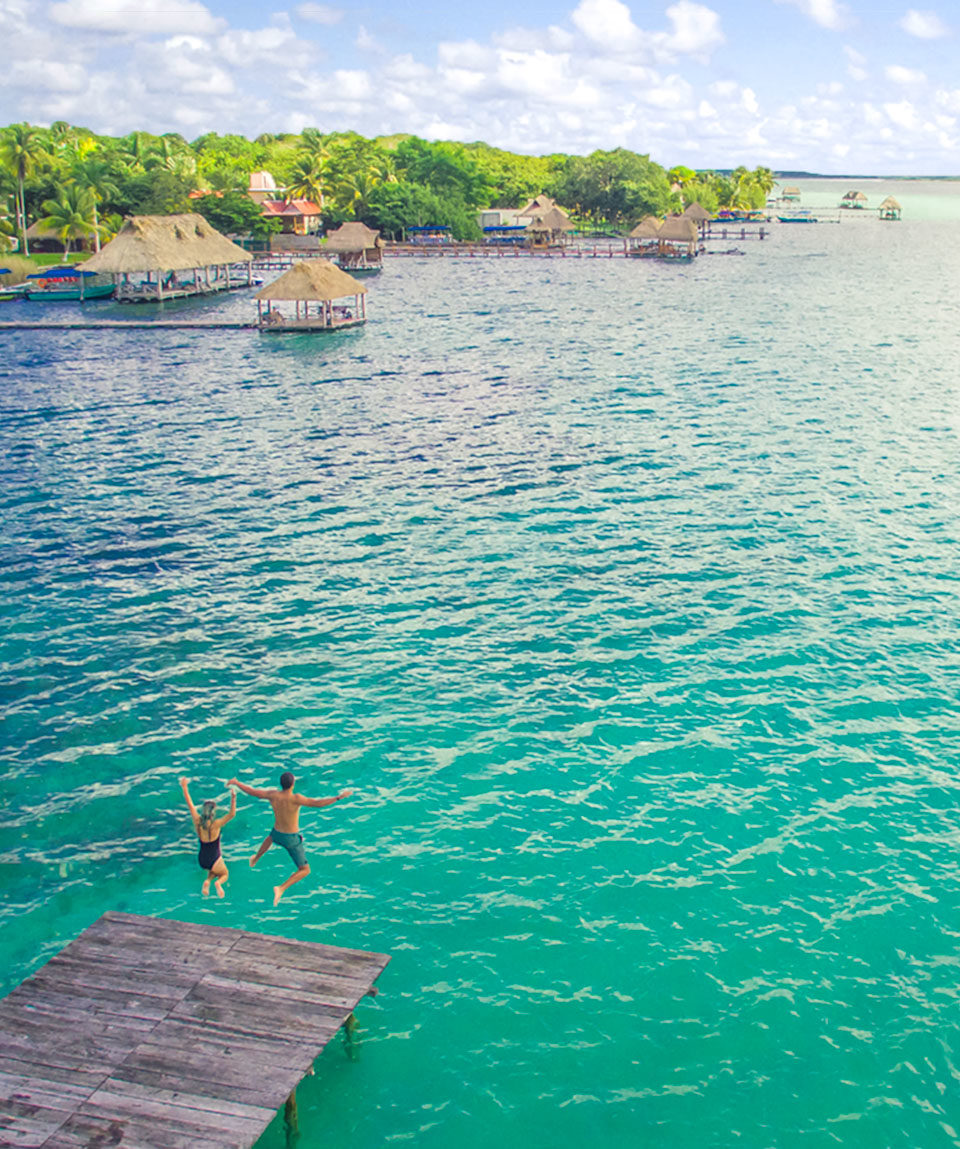 Bacalar Fort and Seven Colors Lagoon