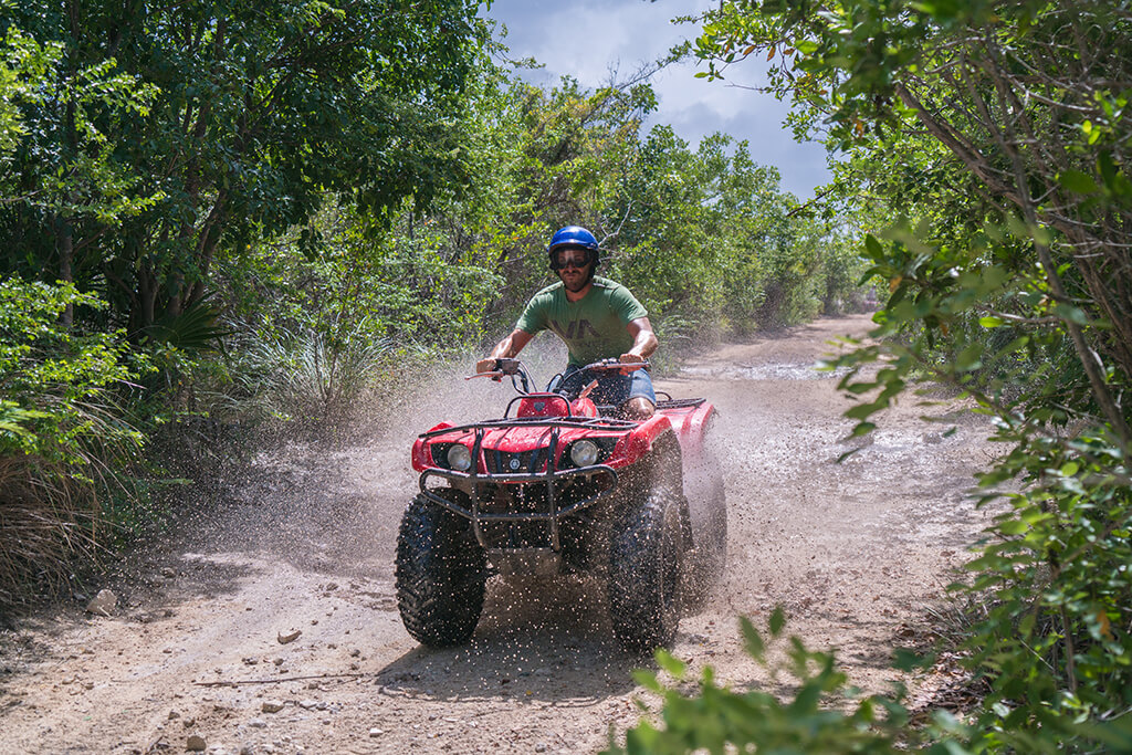 ATVS extreme adventure at Mahahual near to Costa Maya Port